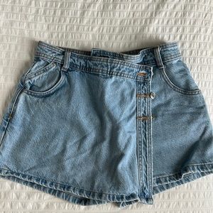 Zara Denim Skort